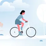 Cycling illustration