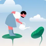 Gardening illustration