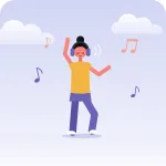 Practice music illustration