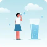Drink water illustration